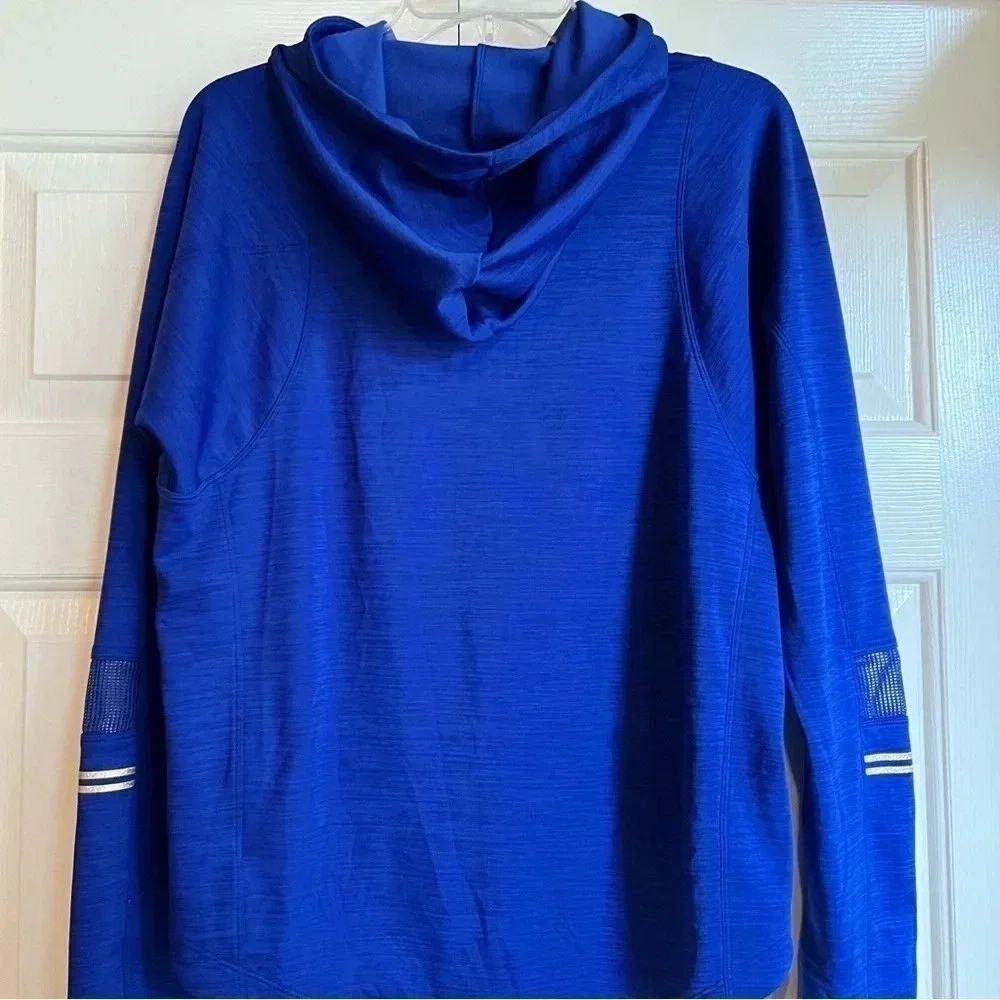 *RARE Nike Dri-Fit Glam Dunk Mid Layer Running top funnel hood women’s Small